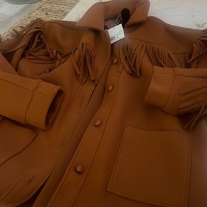 New with tags fringe jacket